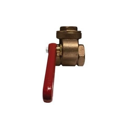 Gate Valve, QuickOpening, 112 Nominal, NPT End Style, Handle Actuator, 667 Mm Inlet To Outlet L